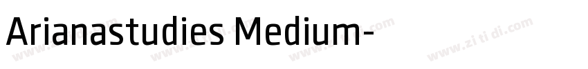 Arianastudies Medium字体转换